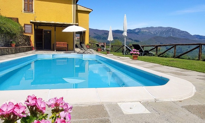Camporgiano Villa | Newly renovated home with private pool and stunning views