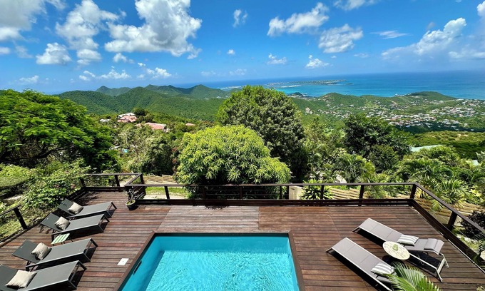 Bellevue Villa | NEWLY RENOVATED! Villa Paradis ~ a true jungle oasis.