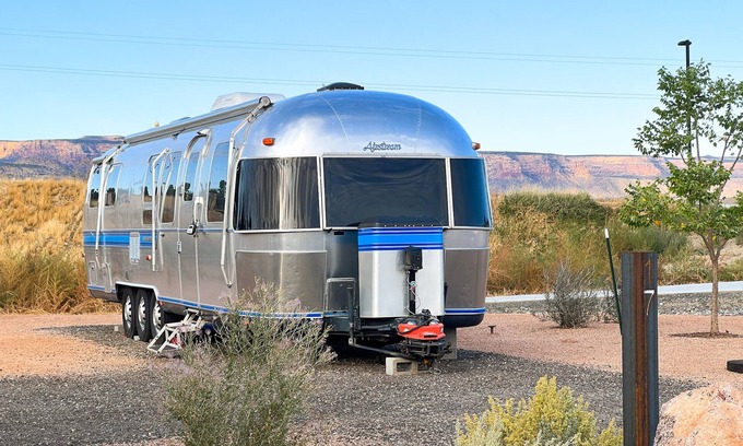 Pear Park House | Newly updated Airstream with modern amenities on the bank of the Colorado River.