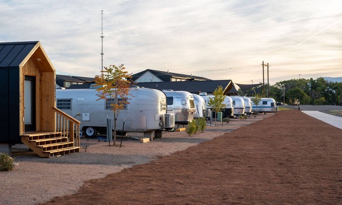 Pear Park House | Newly updated Airstream with modern amenities on the bank of the Colorado River.