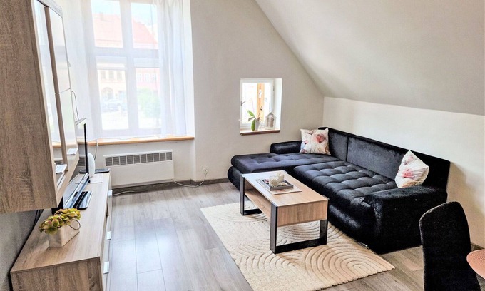 Broumov Apartment | Nice apartment for 4 people with WIFI, TV and parking