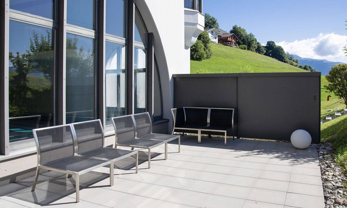 Falera Apartment | Nice apartment for 6 guests with pool, WIFI, TV, balcony and panoramic view
