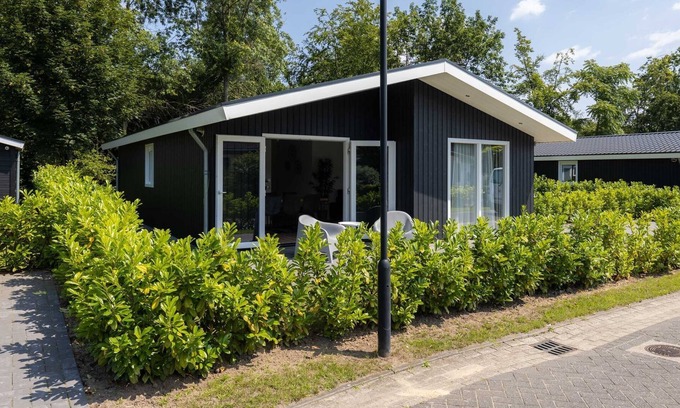 Municipality of Veldhoven Ski Chalet | Nice chalet on the edge of the forest in a holiday park in the Brabant Kempen