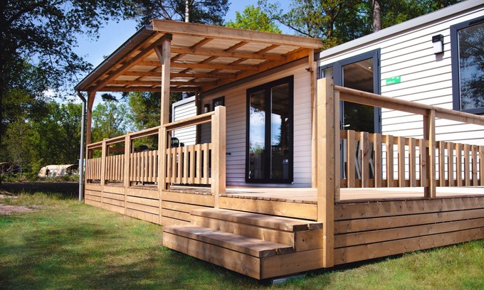 Appelscha Ski Chalet | Nice chalet with AC, on the Drents-Friese Wold