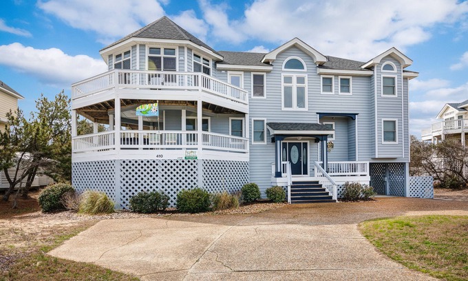 Pine Island House | Nice Corolla Home Complete with Amenities Including Private Blue Lagoon Pool