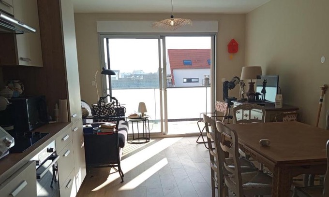 Merlimont-Plage Apartment | Nice T3 with balcony - 5 mn from the beach
