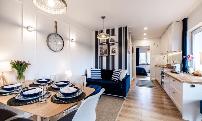 Rowy Apartment | Niebieskie Apartamenty Rowy Apartament 13 z klimatyzacją 100 m do plaży dawniej Blue Marine