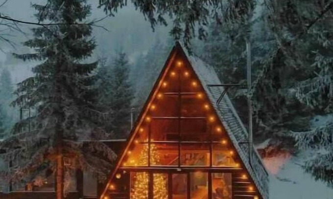 Maguri-Racatau Cabin | Nordland Cabin-A-Frame~View~Hot Tub~Decks