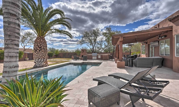 Desert Hills House | North Phoenix Desert Gem w/Yard & Hot Tub!