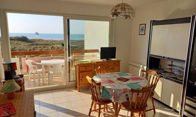 Notre-Dame-de-Monts Apartment | Notre-Dame-de-Monts - 2-bed ocean view apt, 6 pers., pets allowed, parking