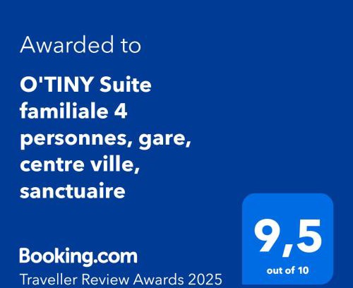 Lourdes Apartment | O'TINY Suite familiale 4 personnes, gare, centre ville, sanctuaire