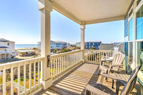 Long Beach House | Oak Island Escape with Saltwater Pool, Walk to Beach
