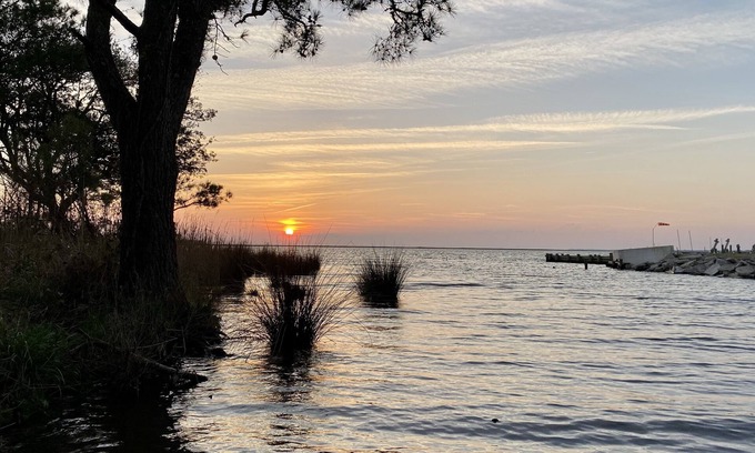 Colington Condo | OBX Sunset Lovers ! 2 Bed/2 Bath Soundside Condo with Canal View