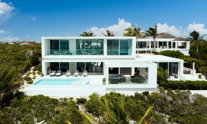 Leeward Settlement Villa | Ocean Dream 5 BR Villa Azur - Oceanfront