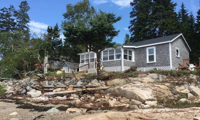 Steuben Cabin | Ocean front 1 bedroom cabin steps from the ocean