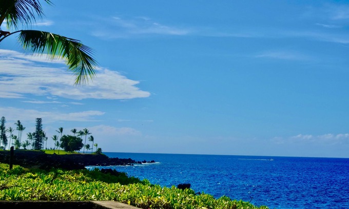 Kahaluu-Keauhou House | OCEAN FRONT 2bd/rm Townhome New Remodel Ocean and Sunset Views AC Pickleball!