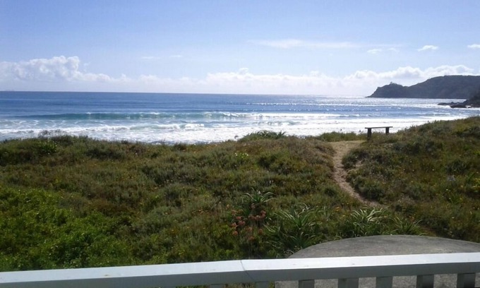 Pataua House | Ocean Front Surf Beach with Sea Views