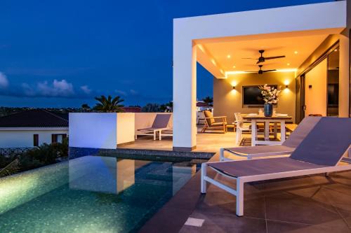 Sint Michiel Villa | Ocean Sunset Villa luxury stay max. 14 people