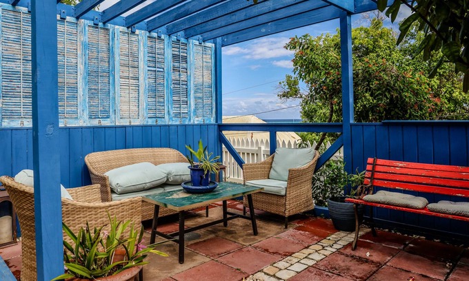 Estate East Street House | Ocean View - Family Home & Garden - Downtown Christiansted, St. Croix!