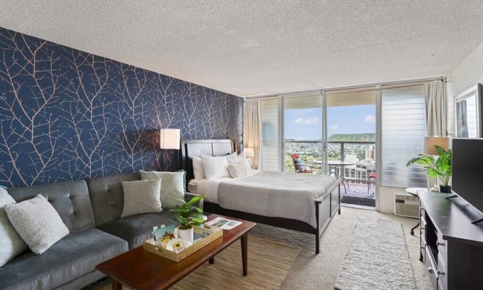 McCully - Moiliili Condo | "Ocean View" studio39th Flr @ Isle Colony by HOC