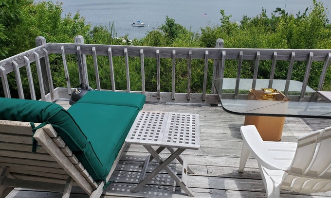 Hall Quarry Cottage | Oceanfront Cottage with incredible views of Acadia National Park mountains