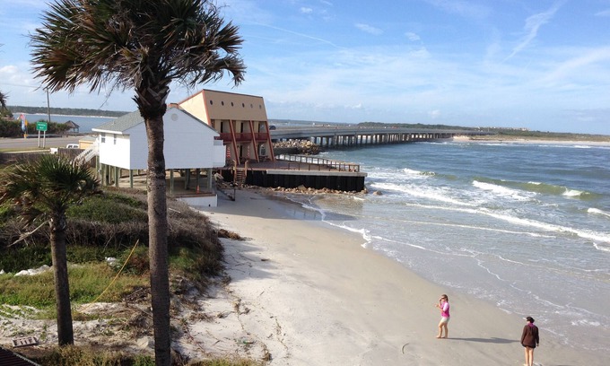St. Augustine House | Oceanfront Family Beach Rental Pet Friendly BBQ Grill