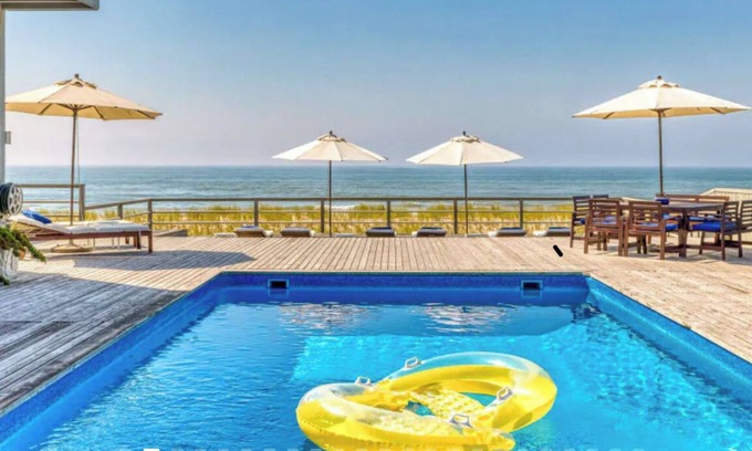 Fire Island Pines House | Oceanfront renovated home in FI Pines, stunning views & spacious outdoor oasis
