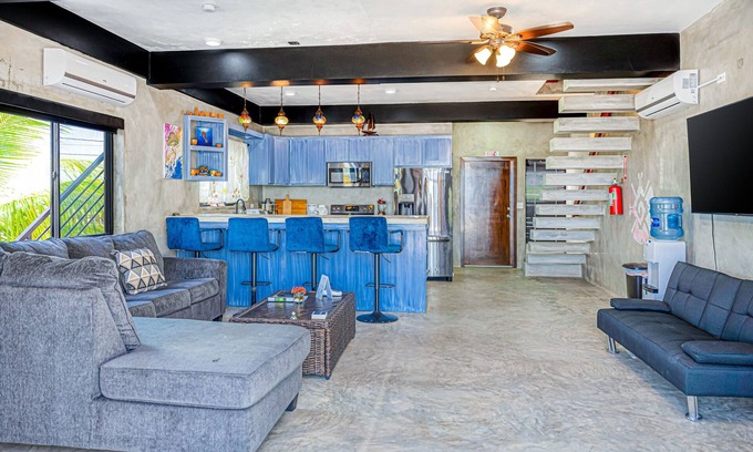 San Pedro Villa | Oceanfront villa w/inviting pool, breathtaking views, tranquil surroundings