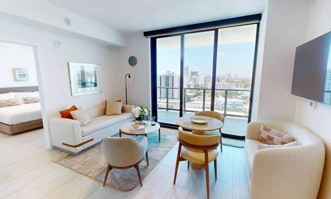 North Beach Condo | Oceanview 2BR/2BA in Miami Beach + Beach Club 1408RP