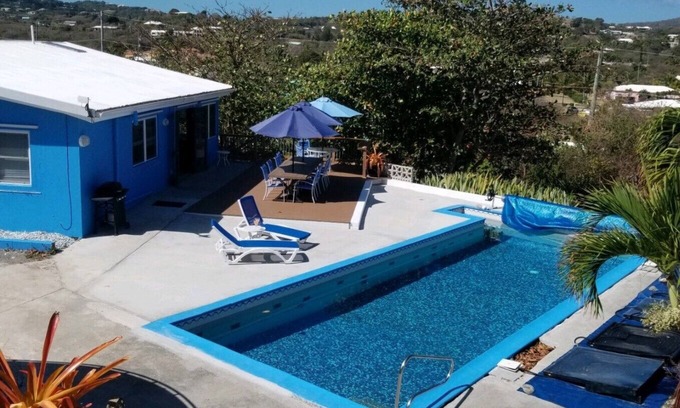 Judith's Fancy House | October special 199/night! Private Home, Huge Pool, Ocean View, Outdoor Bar