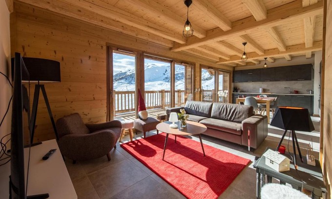La Toussuire Apartment | ODYSSEE B301 Duplex mansarde sur les pistes, vue panoramique