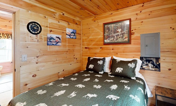 Bingham House | Off-Grid Cabin, 25 Acres, Firepit, Trails, Dogs Ok