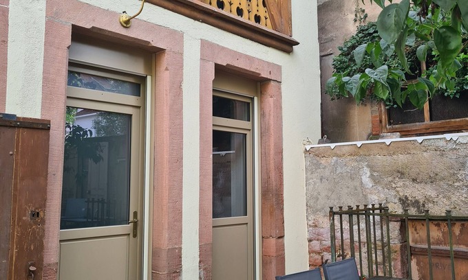 Saint-Die House | Old dryer from1870 with half-timbering, moucharabiehs, stoneware, animals ok