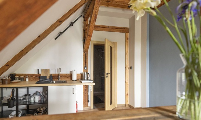 Miroslawiec Apartment | Old School in the Countryside by the Lake Reserve