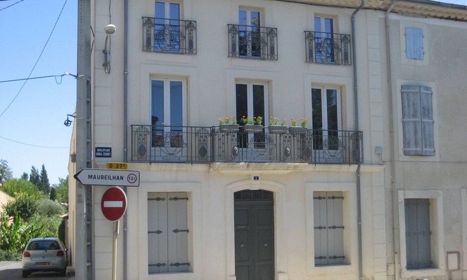 Capestang Apartment | Olivier, Luxury Apartment in Historic Village, 100 Metres from the Canal Du Midi