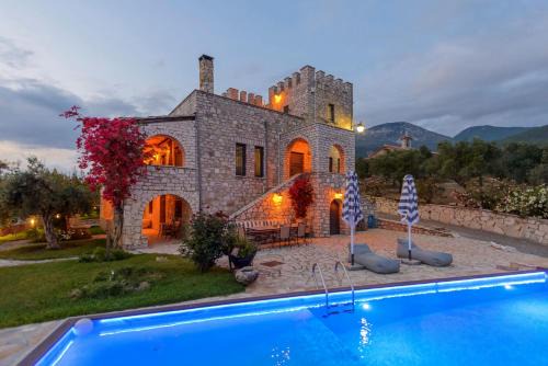 Kalamata Villa | Once Upon a Time - A Castle of Magical Sunsets