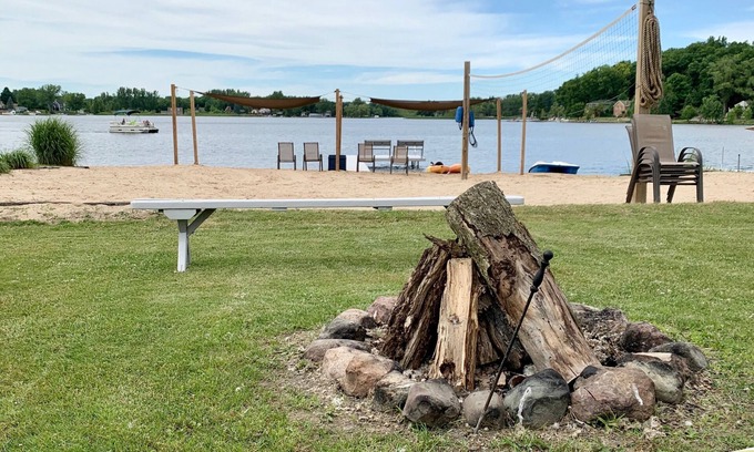 Ada House | Openings in September! Lake House near Grand Rapids ~ Dock ~Sandy Beach ~Fishing