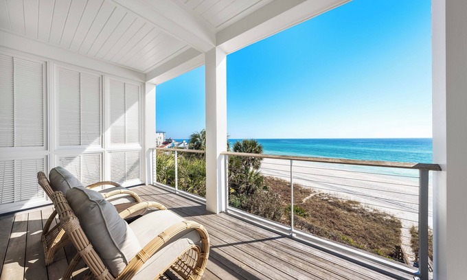 Inlet Beach House | Our Time Cottage - Gulf Front Luxury! Free Bikes/Chairs/Fitness/Tennis!