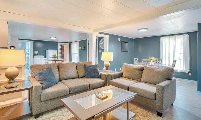 Claremont Apartment | Outdoorsy Oasis w/Screened Porch in Claremont