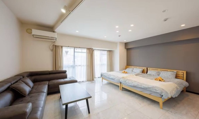Abeno Apartment | ~Overlooking Tennoji Abeno Harukas ~ Max 7 people ~ Family Type ~ Family Travel