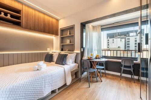 Jardins Apartment | PA16 - Novo Bhaus Jardins - Setin Pamplona - 10o andar - Paulista - Metrô - Parque Trianon - Masp - Shopping Cidade São Paulo - Estacionamento pago 24h em frente