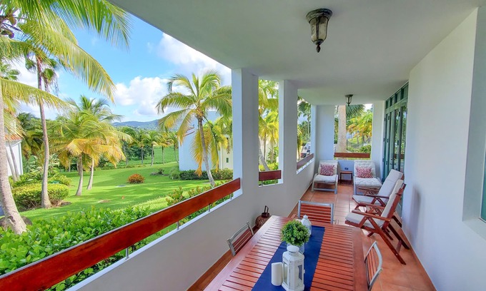 Mameyes II Villa | Palm Garden Resort Villa @ Rio Mar Golf & Spa Resort - Golf Cart Optional