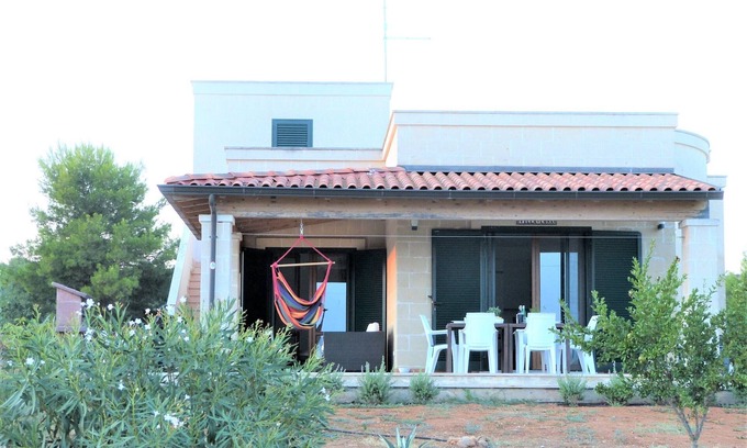Manduria House | Panoramic sea view, calm area, large garden, kids and dogs welcome!