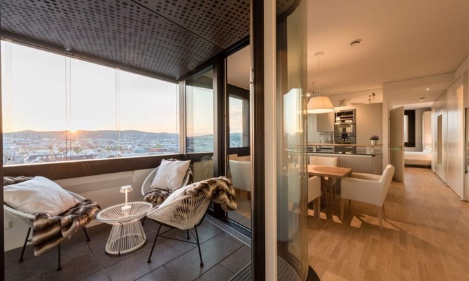 Josefstadt House | Panoramic suite with view over Vienna, Wi-Fi and parking garage
