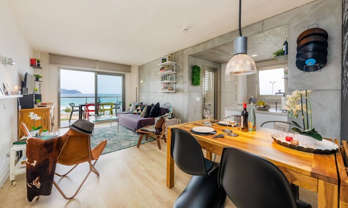 Sant Llorenc des Cardassar Apartment | Panoramic view - loft-style beachfront apartment - like staying with friends