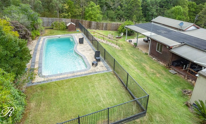 Booral Cottage | Paperbark - A tranquil eco-friendly rural retreat with privacy and a pool.