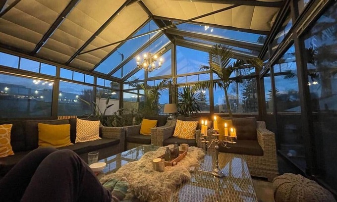 Burgbrohl Apartment | Paradise in the Volcanic Eifel: panoramic view, winter garden for all weathers