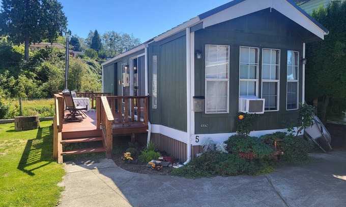Birch Bay House | Park Model by creek and across street from beach.