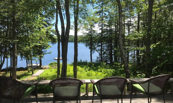 Hope Cottage | Peaceful and private camp on Hobbs Pond Maine