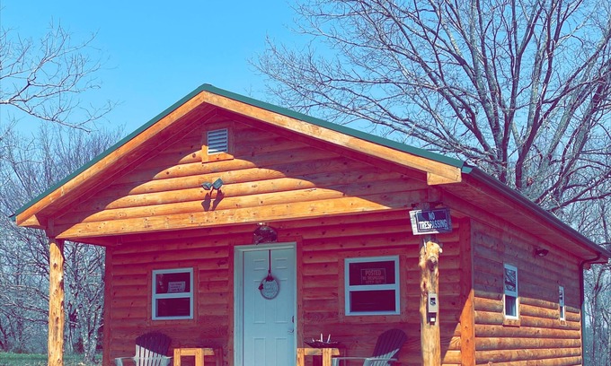 Cuba Cabin | Peaceful and quiet cabin with keypad entry for convenient self check in.